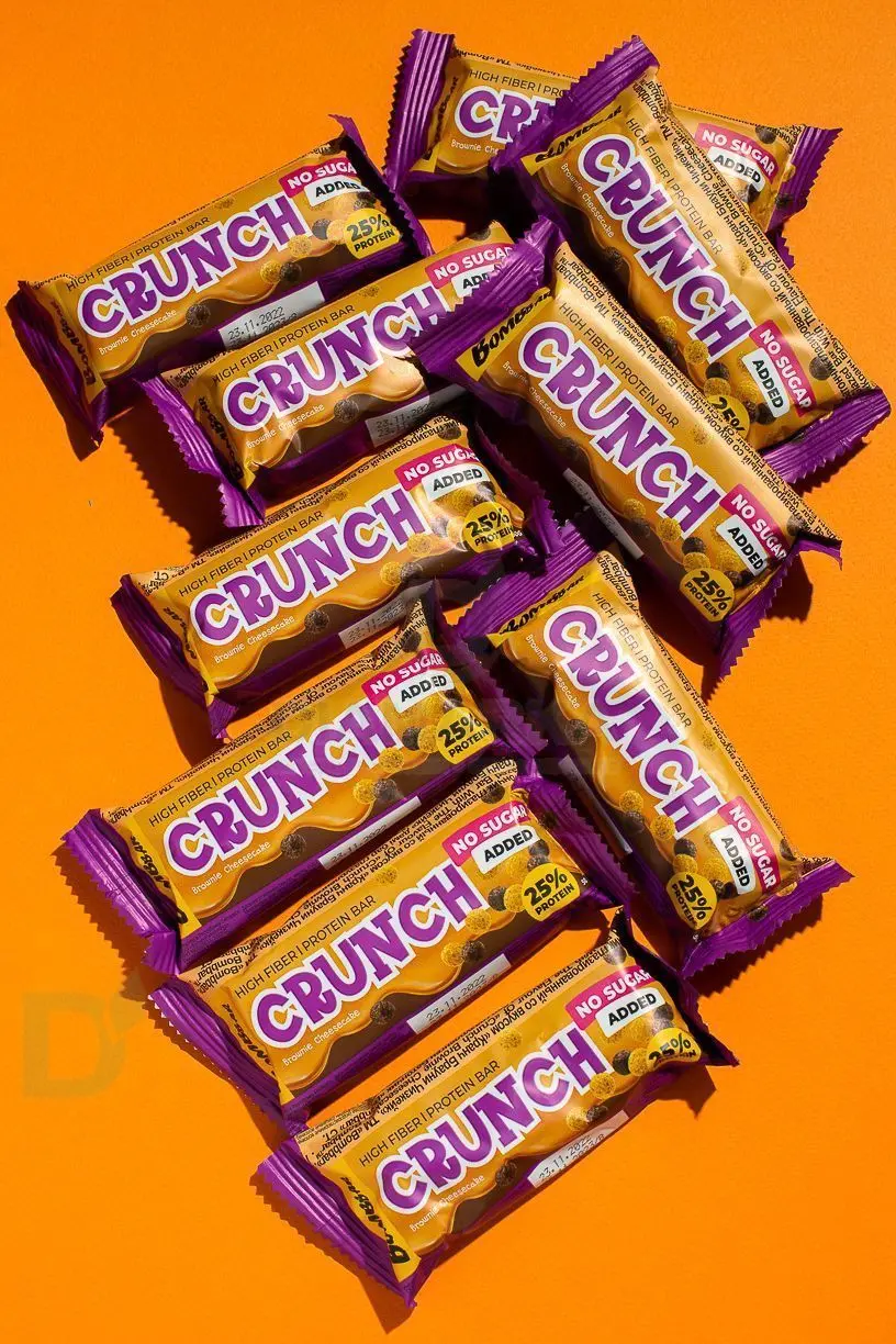 Батончик протеиновый BOMBBAR глазированный Кранч Ваниль Чизкейк 50гр. в Новосибирске