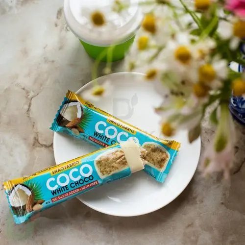 Батончик Snaq Fabriq глазированный Кокосово-миндальный десерт 40гр* в Новосибирске