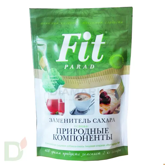 Заменитель сахара на основе эритрита "ФитПарад" №1 (дой пак) 400 г