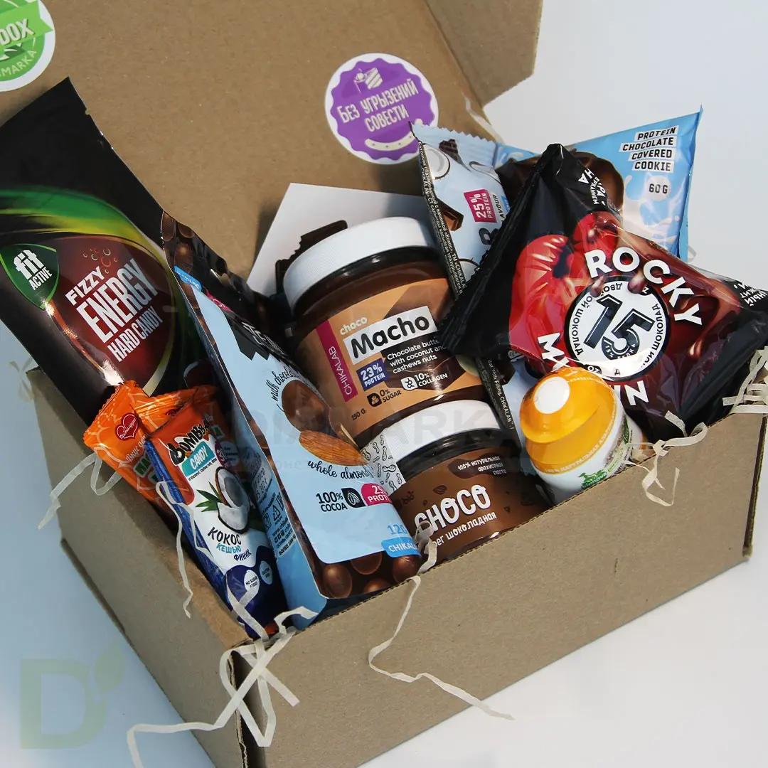 Бокс с полезными продуктами "ПП-box Без угрызений совести" в Новосибирске
