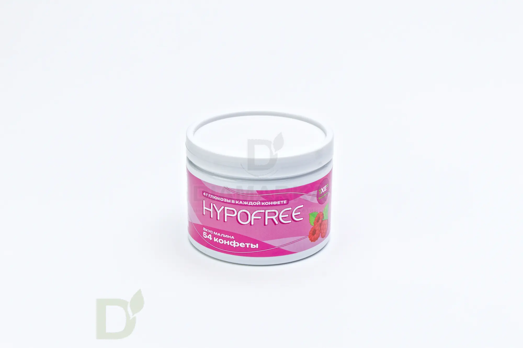 Конфеты таблетированные HYPOFREE 54 шт по 4 гр. Малина