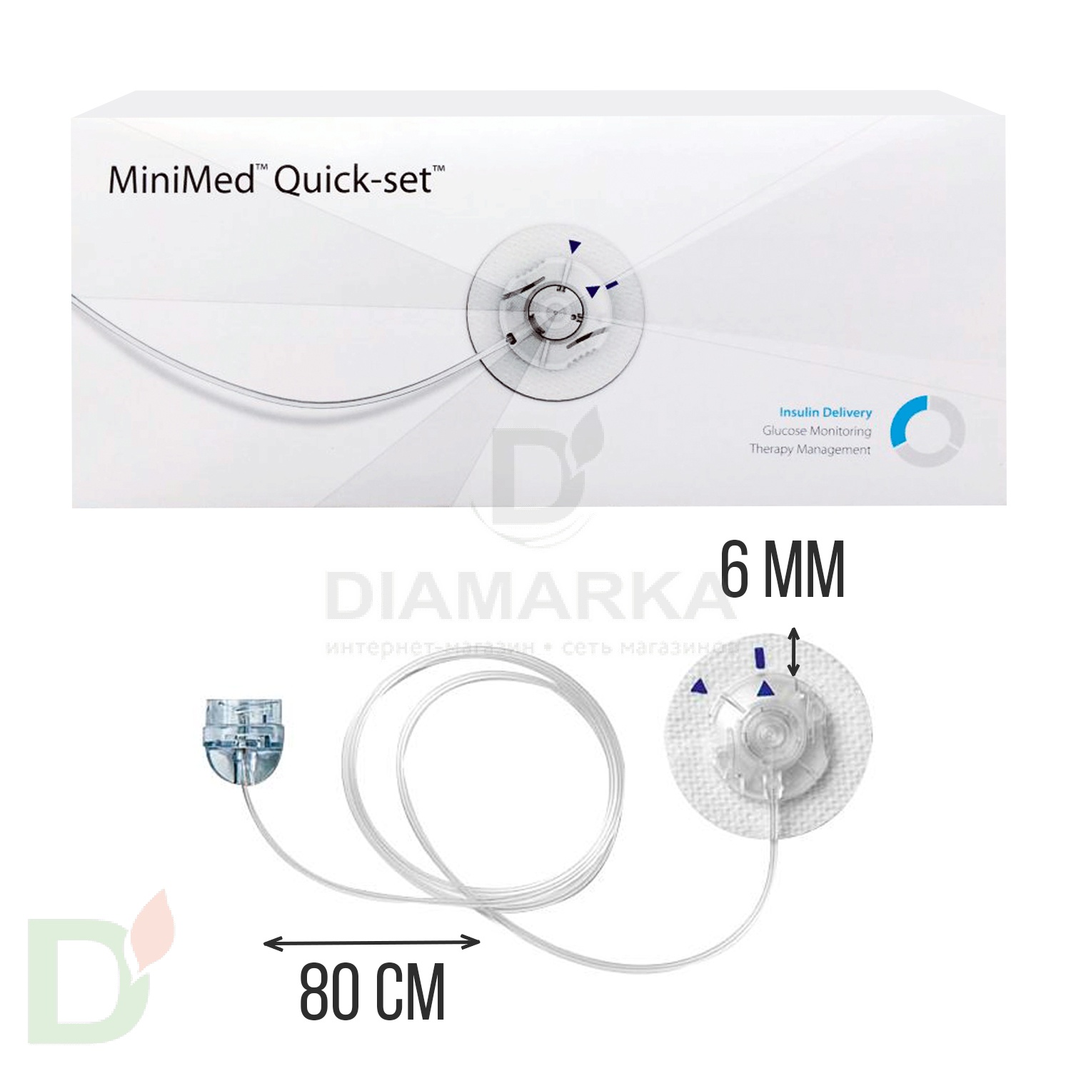 Катетер Quick-Set / Квик-сет, 6/80 (ММТ-387А), 1 шт.