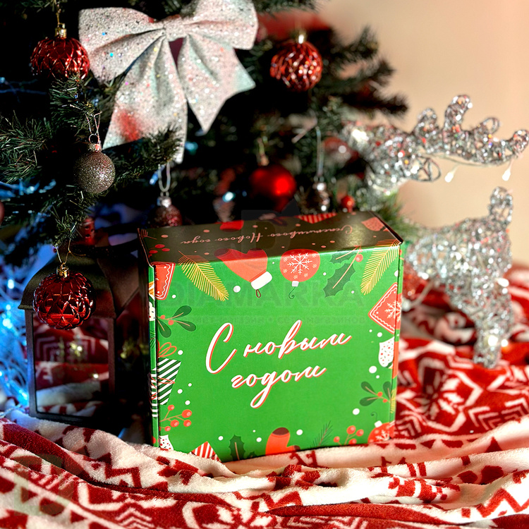 Подарок большой новогодний детский без сахара Новогоднее Чудо, 1560 гр