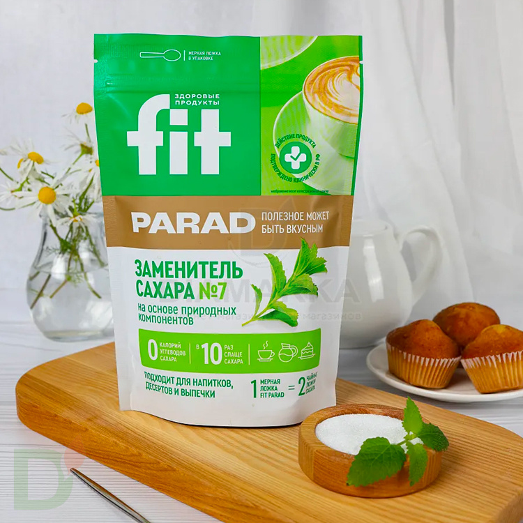 ФитПарад №7 заменитель сахара, дой-пак 500 гр.