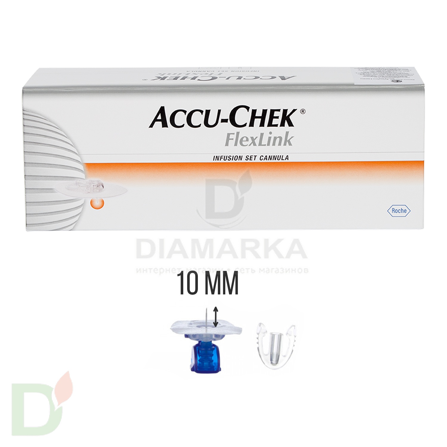 Акку-Чек Флекс-Линк, игла 10 мм (канюля), 1 шт. в Новосибирске