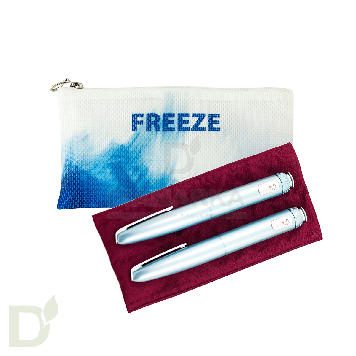 Термочехол для хранения 2 шприц-ручек FREEZE Duo Айсберг ( размер 105*190 мм)
