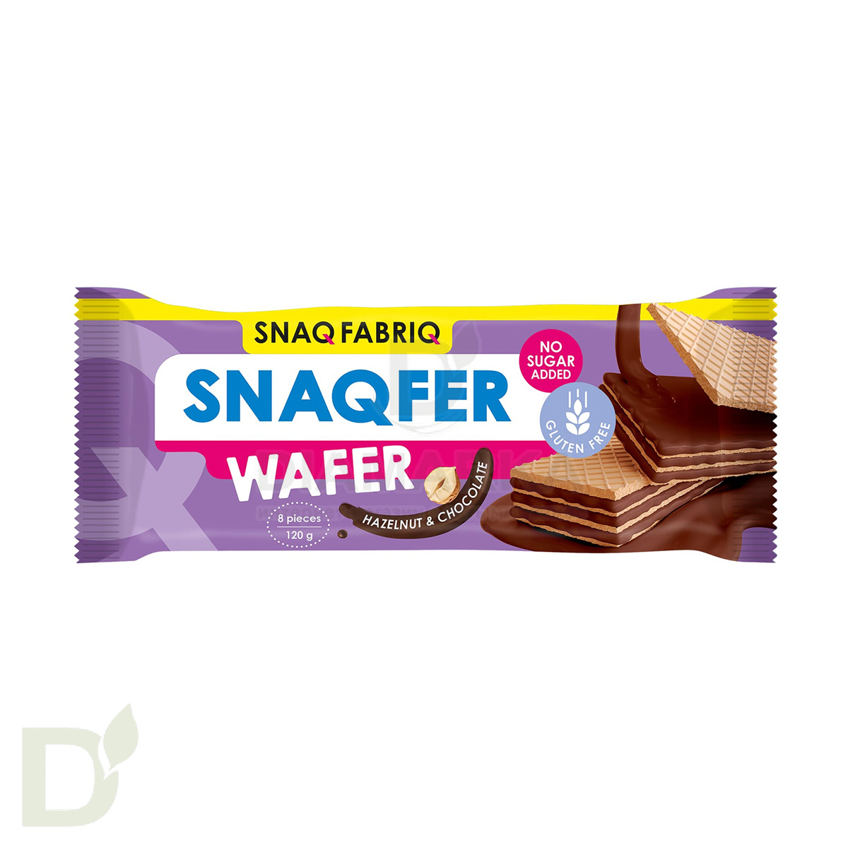Вафли Snaq Fabriq WAFER неглазированные шоколад-фундук, 120гр в Новосибирске