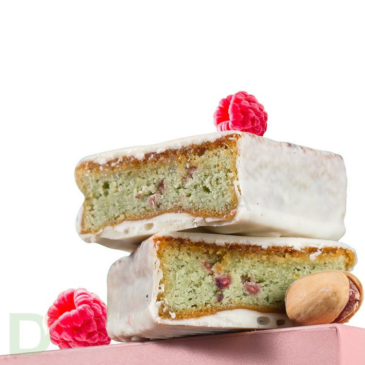 Пирожное протеиновое Evergo Брауни со вкусом Фисташка-малина, 50гр