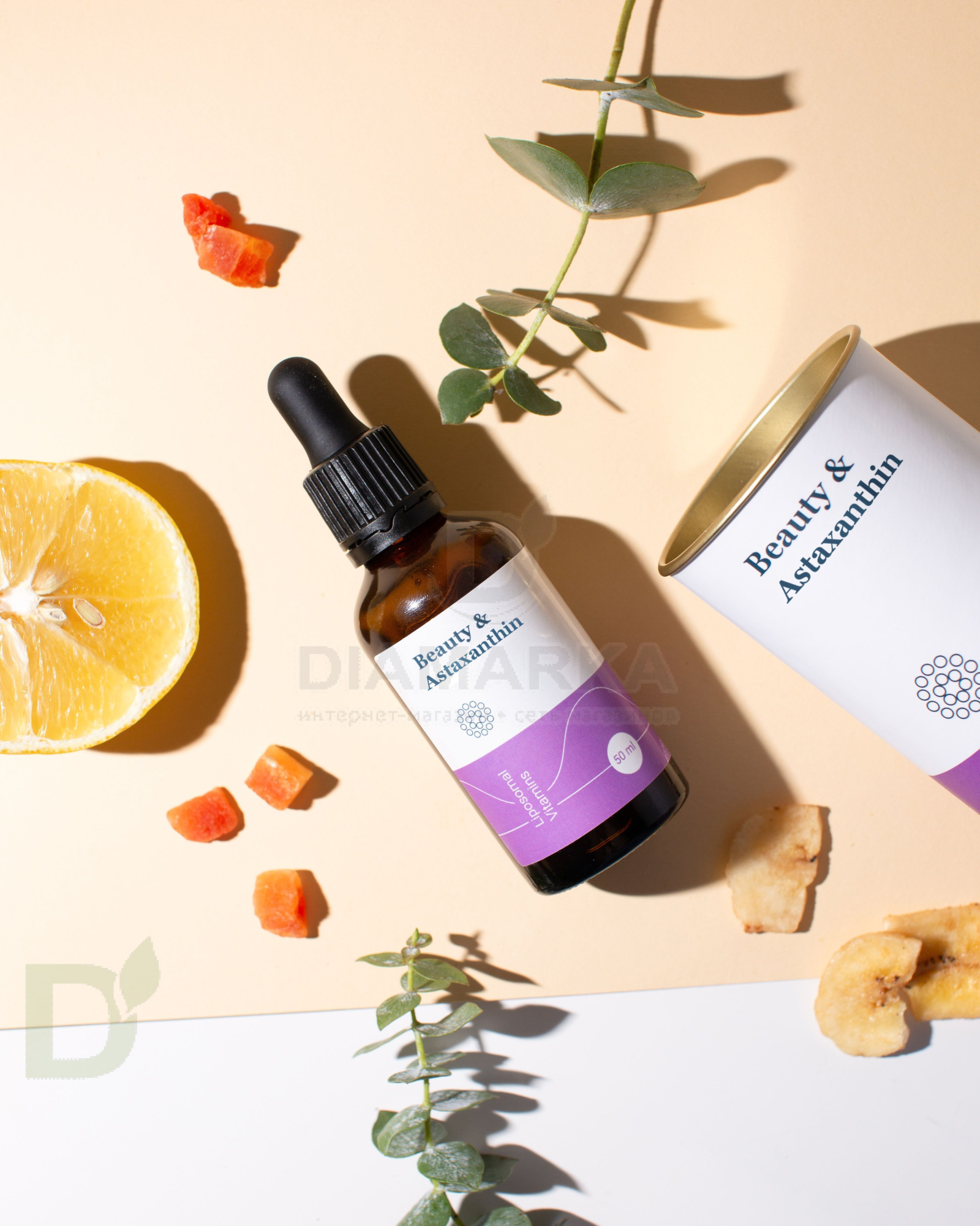 Витамины Liposomal Vitamins Astaxanthin/Астаксантин 50мл флакон в Новосибирске