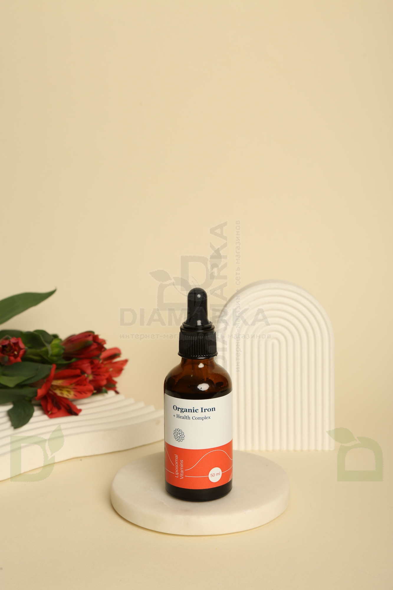 Витамины Liposomal Vitamins ORGANIC IRON 50мл флакон в Новосибирске