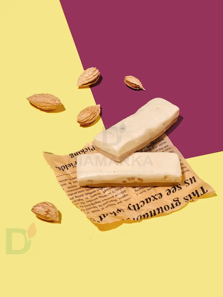 Батончик протеиновый FitnesShock Карамельный мусс с миндалем 40гр. в Новосибирске