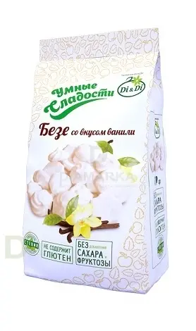 Безе без сахара Умные сладости Ваниль 70гр. в Новосибирске