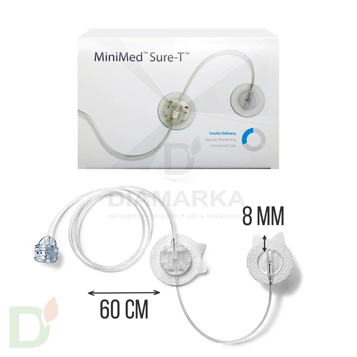 Катетер Sure-T / Шуа-Ти, 8/60 (ММТ- 874А), 1 шт.