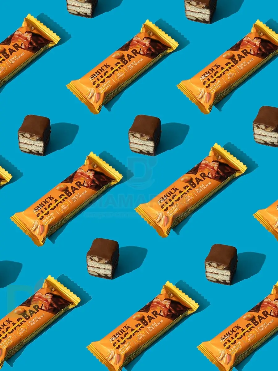 Батончик протеиновый FitnesShock Соленая карамель-Арахис 50гр. в Новосибирске