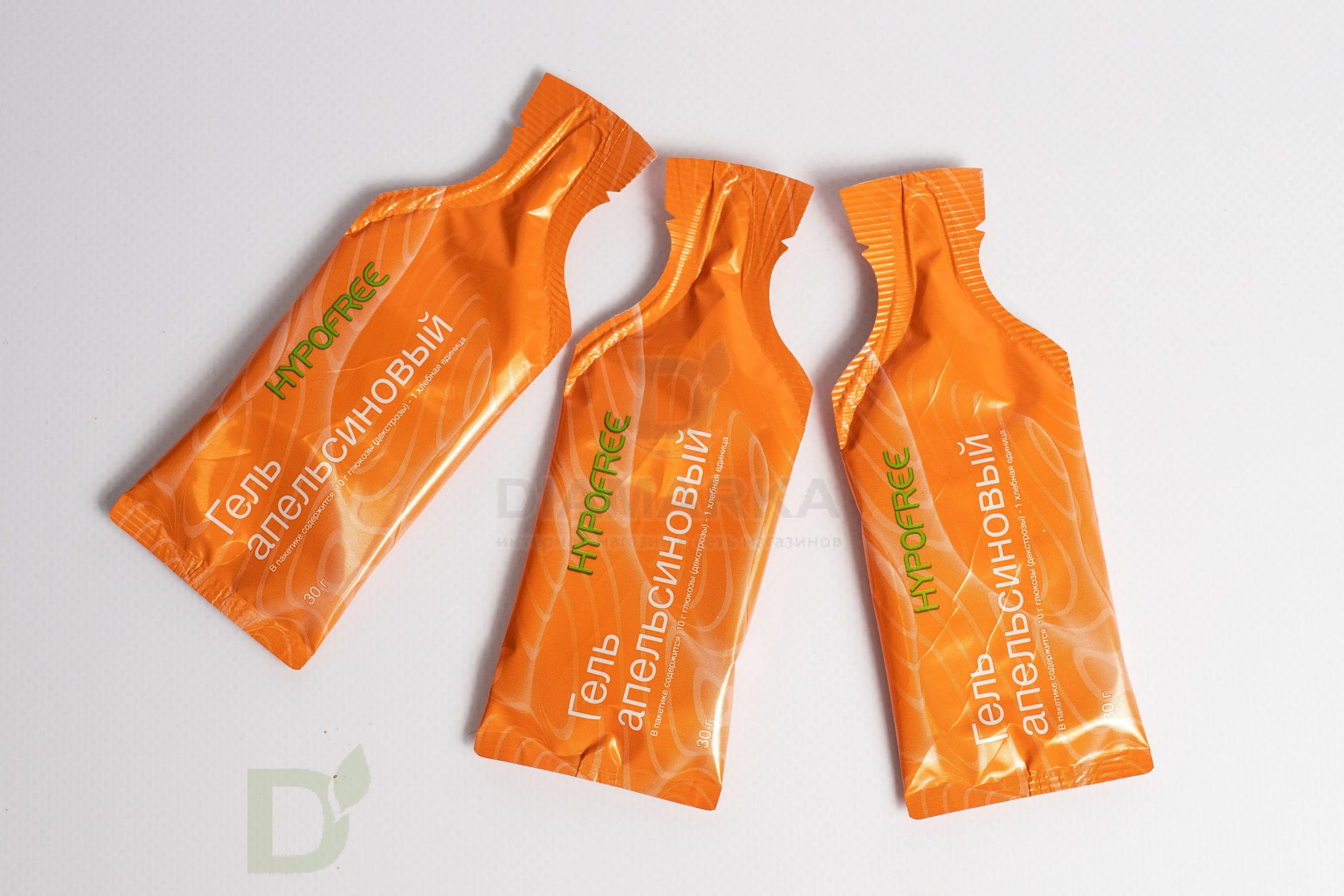 Гель HYPOFREE 1ХЕ Апельсин, мягкая упаковка, 10 саше по 30мл в Новосибирске
