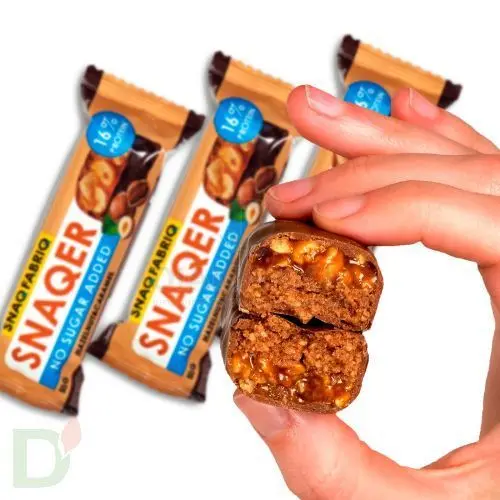 Батончик Snaq Fabriq глазированный Фундук и карамель 50гр