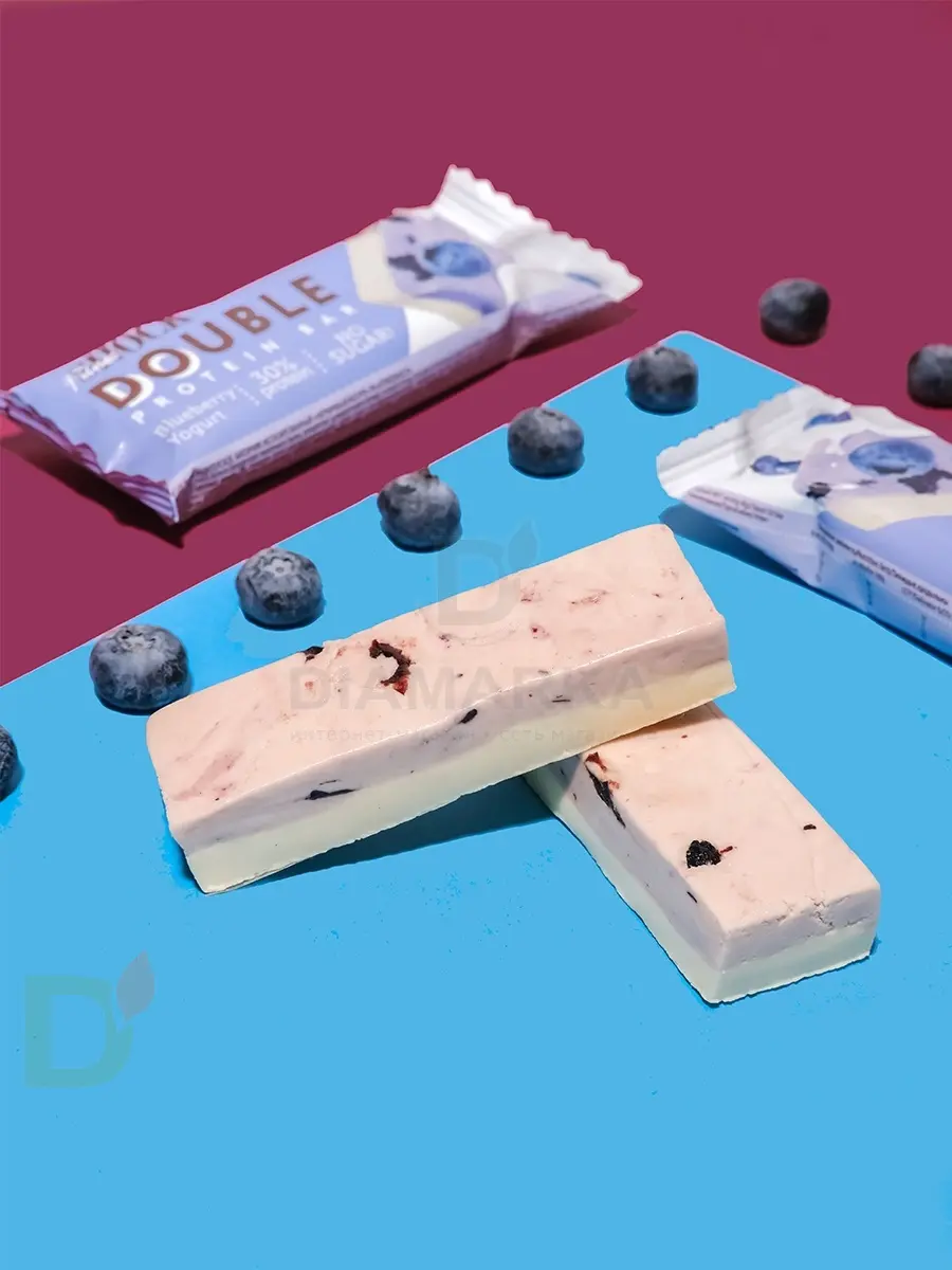 Батончик протеиновый FitnesShock Черничный йогурт 40гр. в Новосибирске