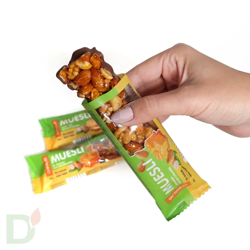 Батончик мюсли CHIKALAB миндальный с соленой карамелью 40 гр. в Новосибирске