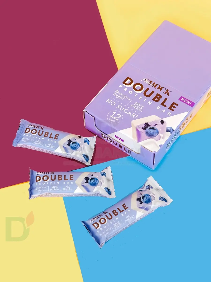 Батончик протеиновый FitnesShock Черничный йогурт 40гр. в Новосибирске