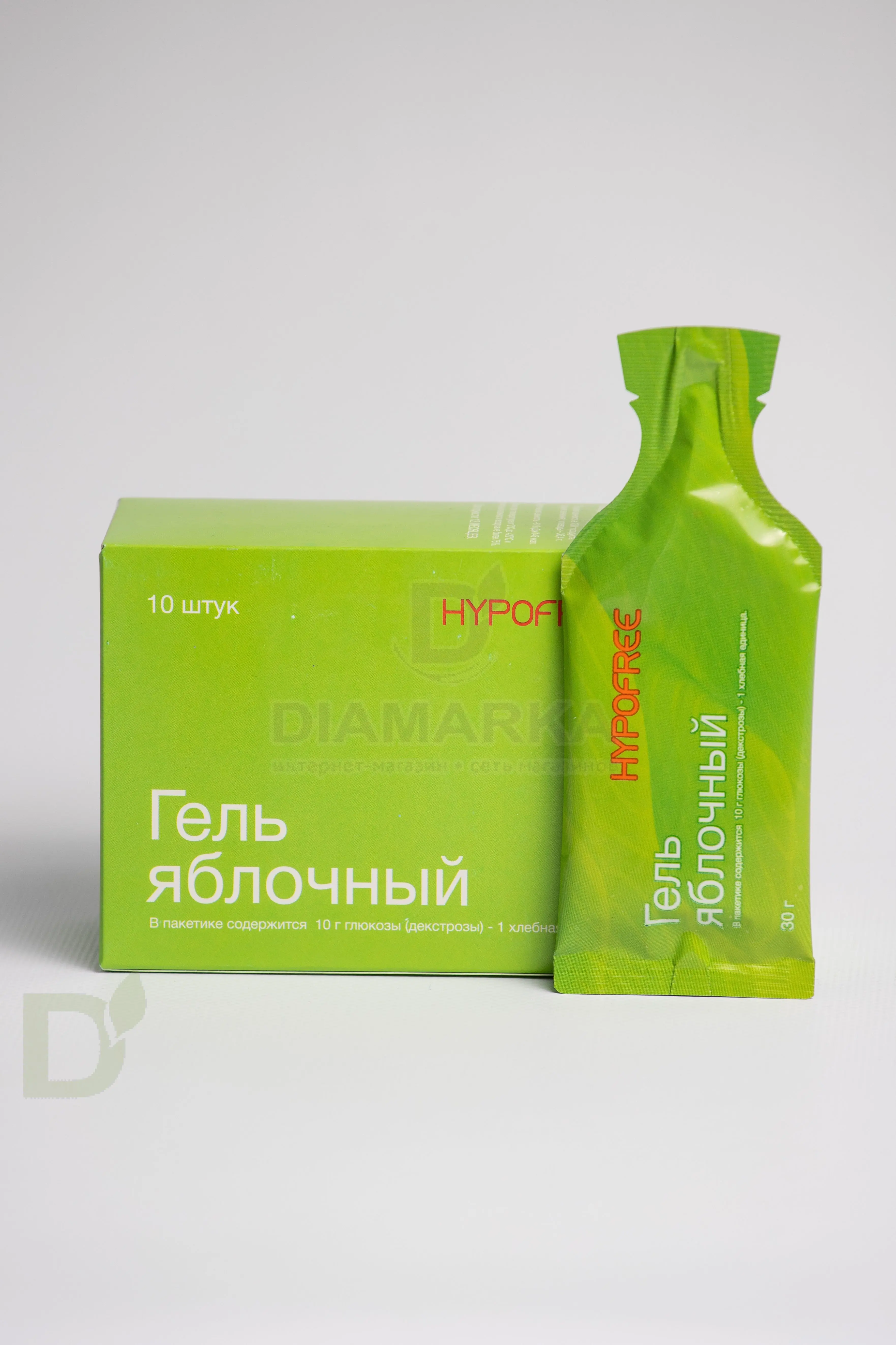 Гель HYPOFREE 1ХЕ Яблоко, мягкая упаковка, 30мл в Новосибирске