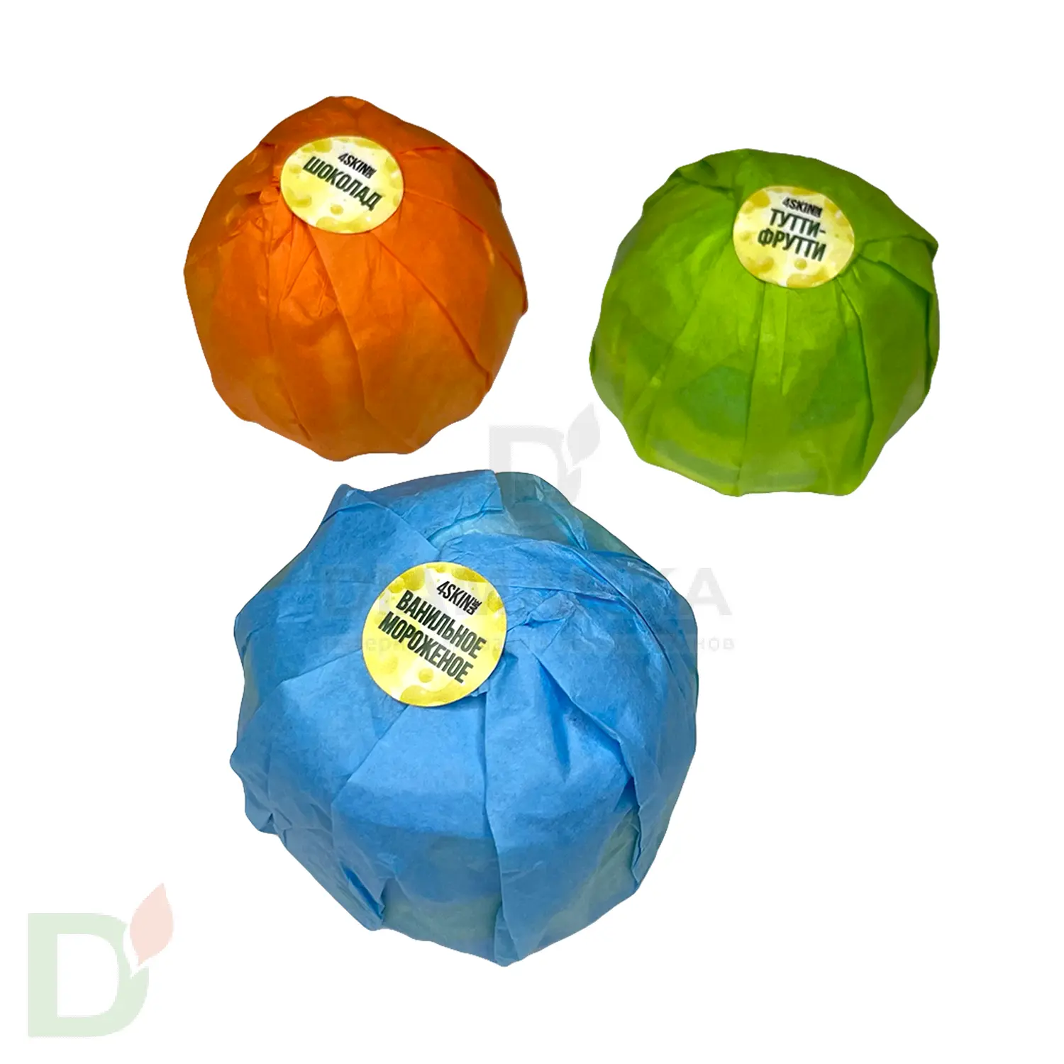 Бокс - Бомбочки для ванны детские (з шт в комплекте) в Новосибирске