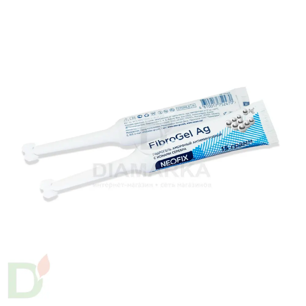 Гидрогель антимикробный NEOFIX FibroGel Fg с ионами серебра 15г в Новосибирске