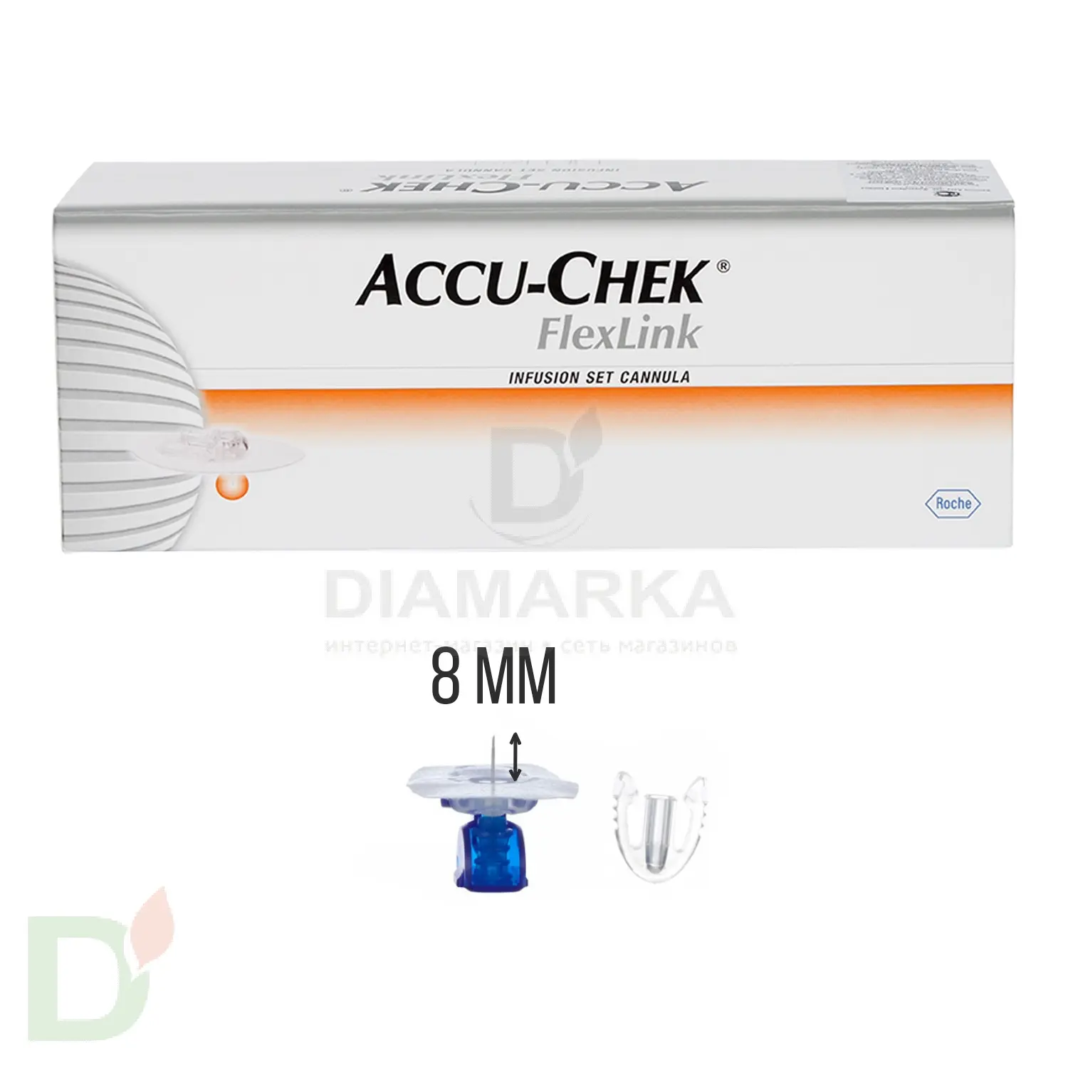 Акку-Чек Флекс-Линк, игла 8 мм (канюля), 1 шт. в Новосибирске