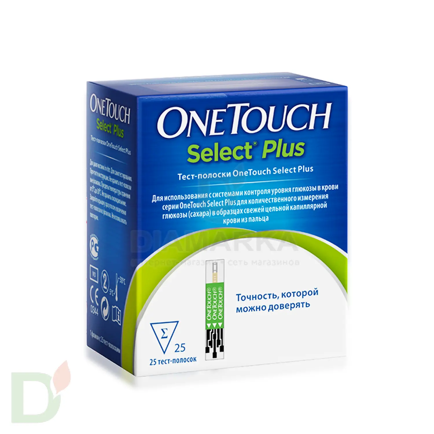 Тест-полоски One Touch Select Plus №25 купить в Новосибирске, цена на ...